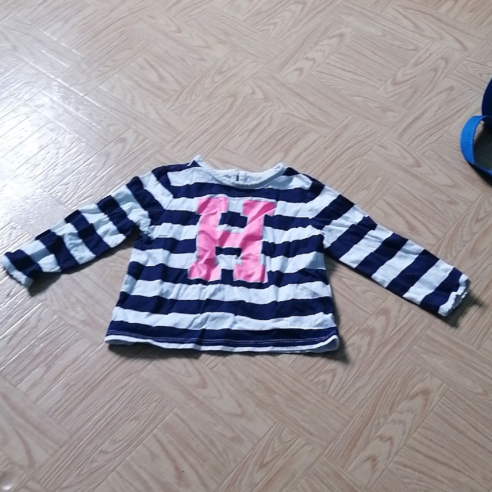 Tommy Hilfiger Striped H Shirt 2T